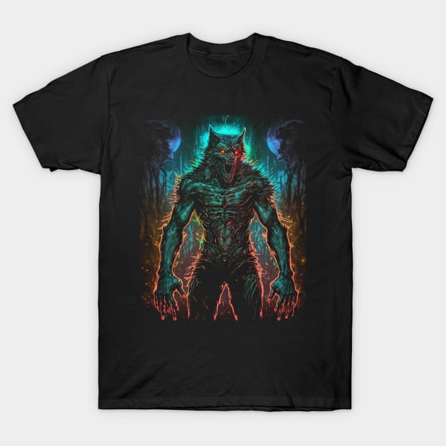 The Cursed of Werewolf - NightStalker T-Shirt by HijriFriza